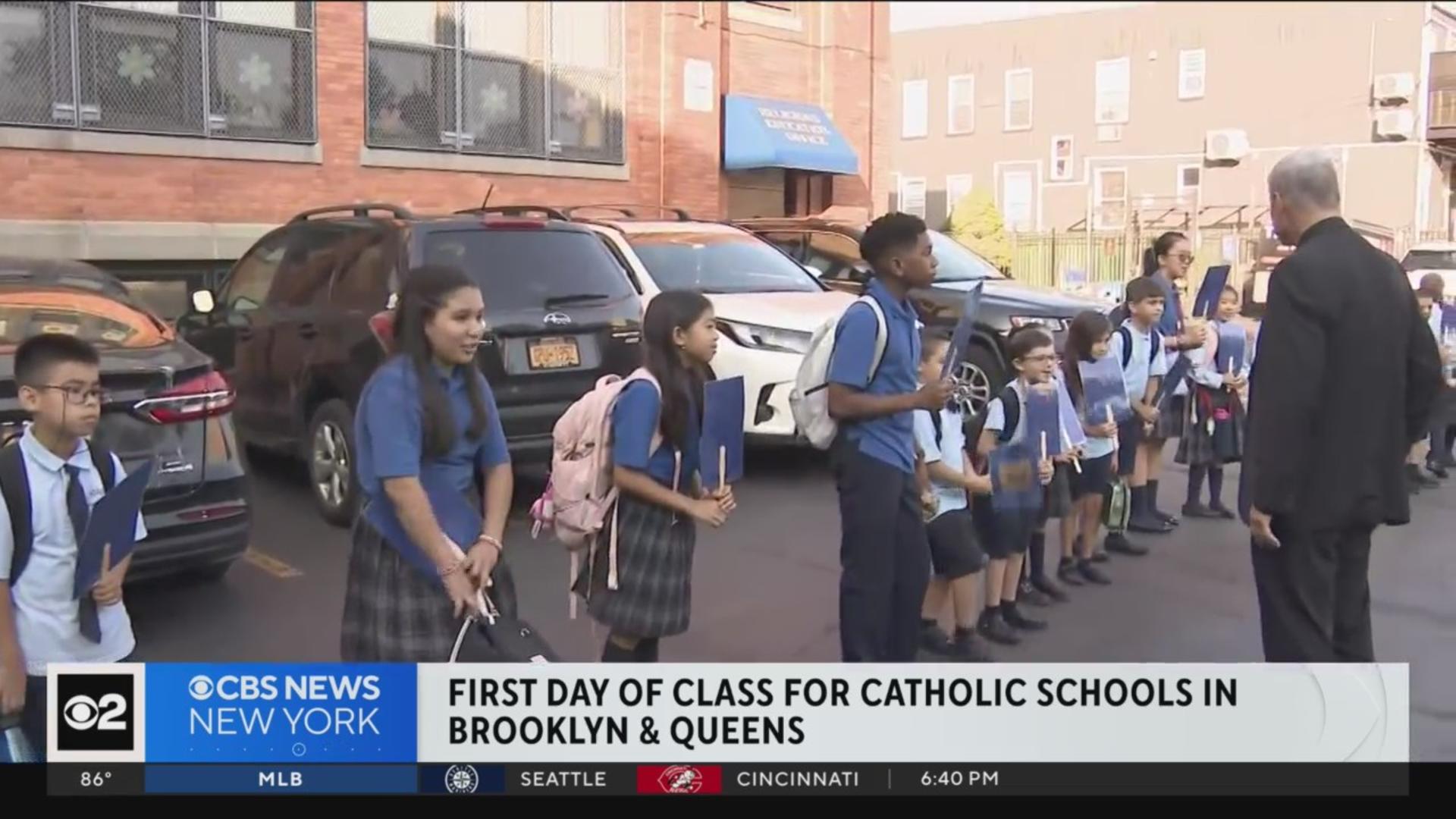 Catholic schools return to class in Brooklyn and Queens