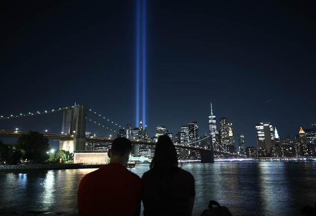9/11 'Tribute in Light' tested ahead of anniversary 