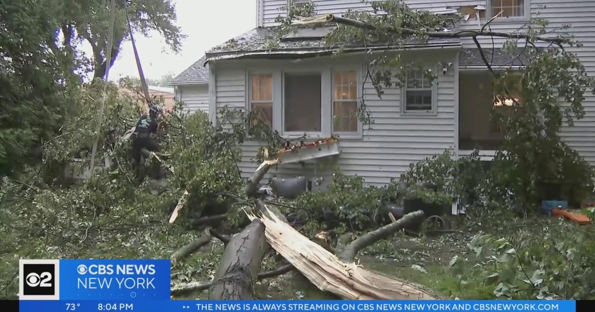 Fast-moving storm leaves trail of destruction through Madison, NJ - CBS ...