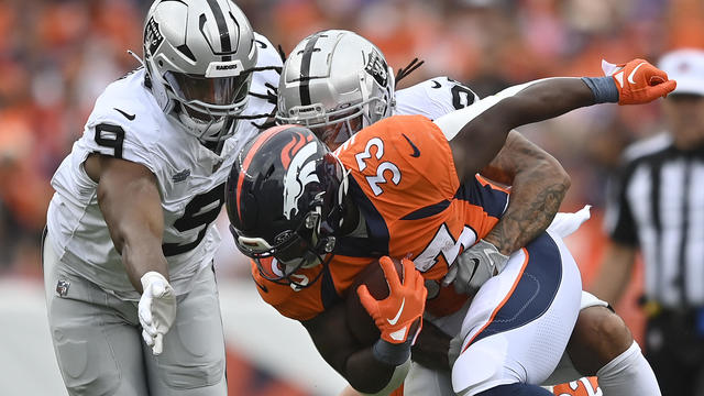 Russell Wilson's improved play is the silver lining to the Broncos' latest  loss to the Raiders - CBS Colorado