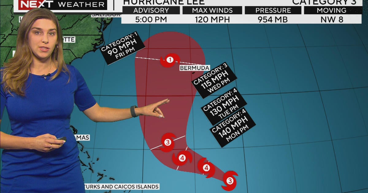 Hurricane Lee update for September 10 at 5 p.m.