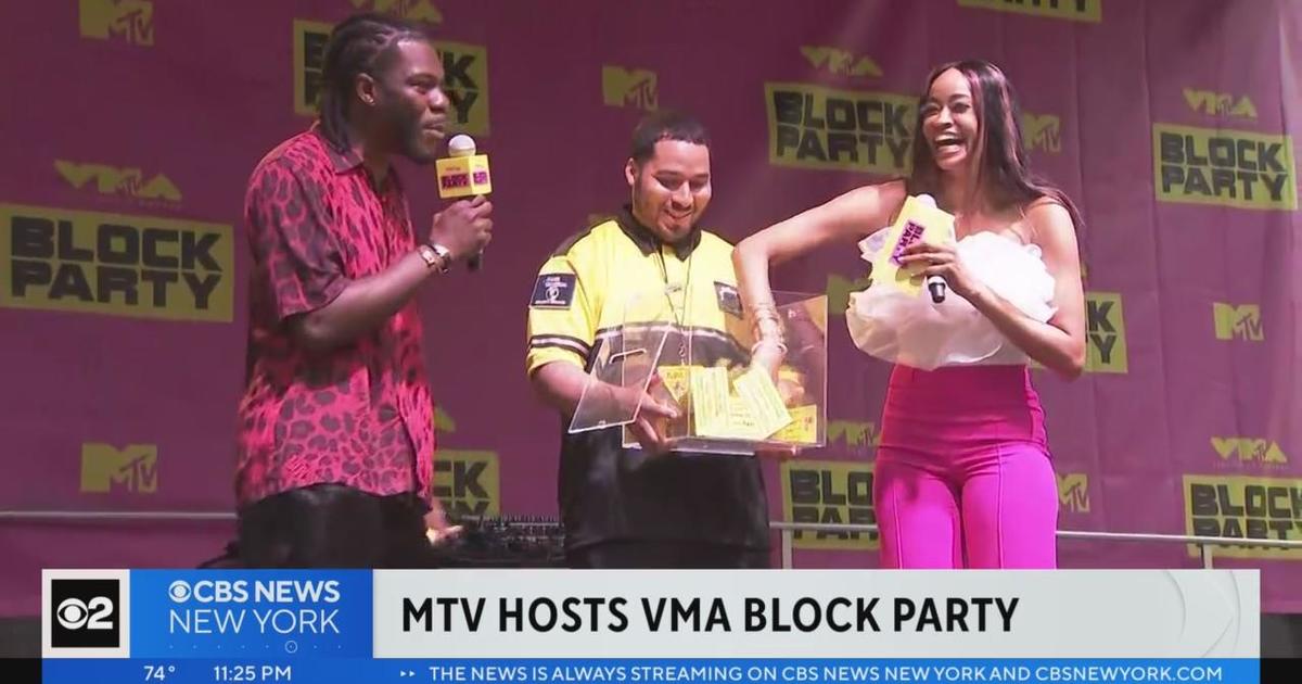 MTV hosts VMA Block Party CBS New York