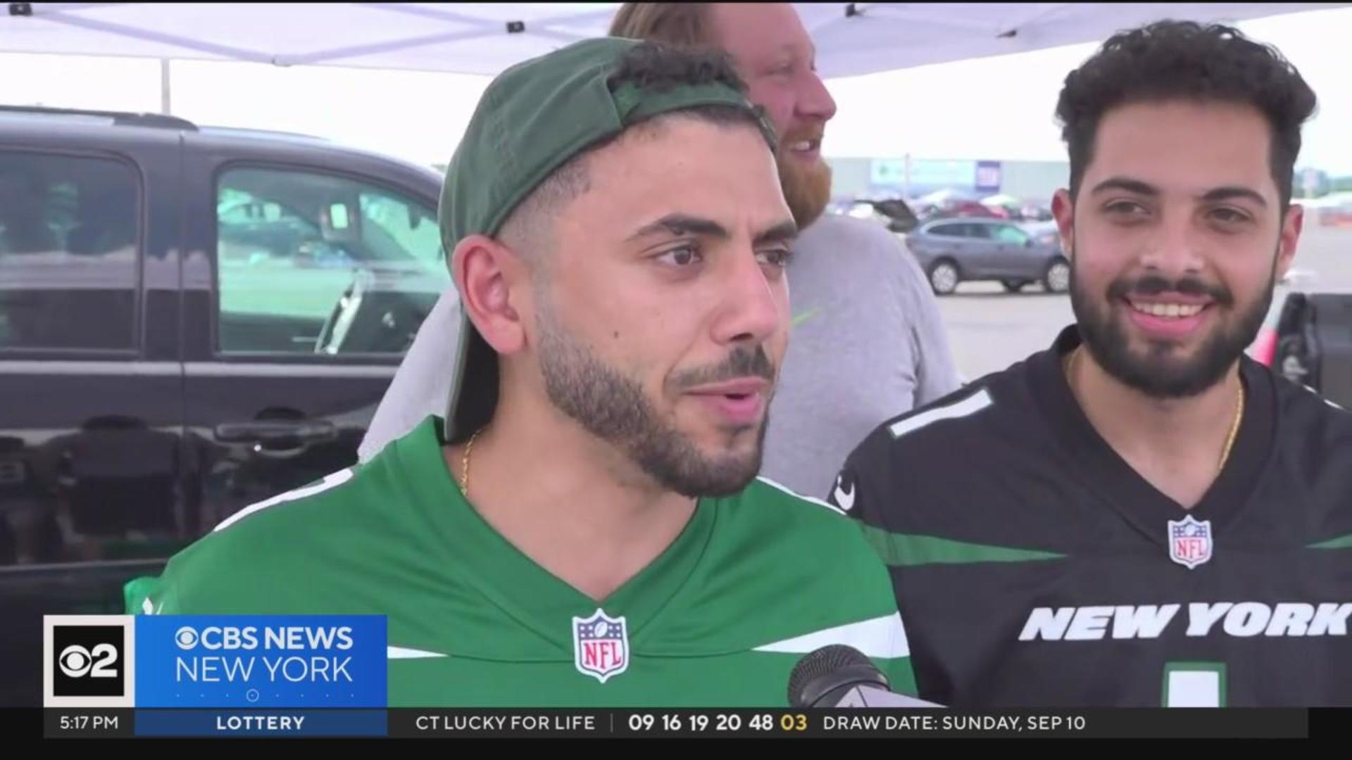 Jets fans fired up like never before for season opener vs. Bills - CBS New  York