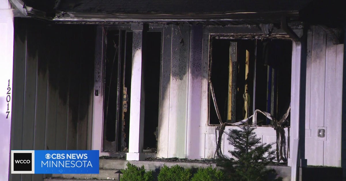 Firefighter injured while battle house fire CBS Minnesota