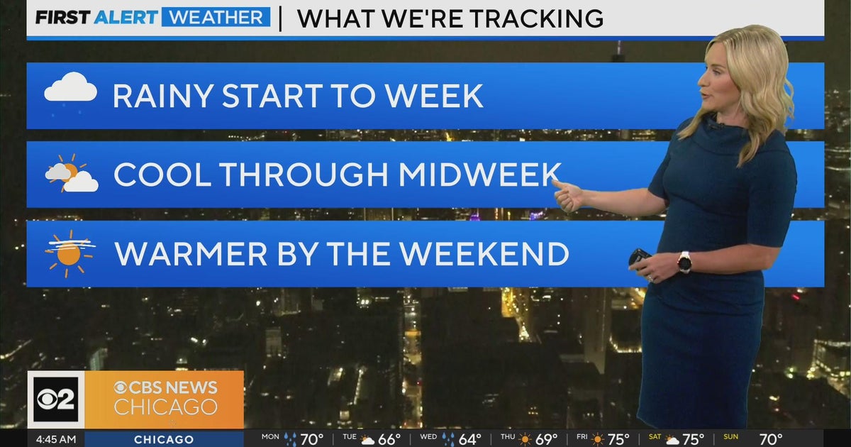 Chicago First Alert Weather: Rainy start to the week, cooler ...