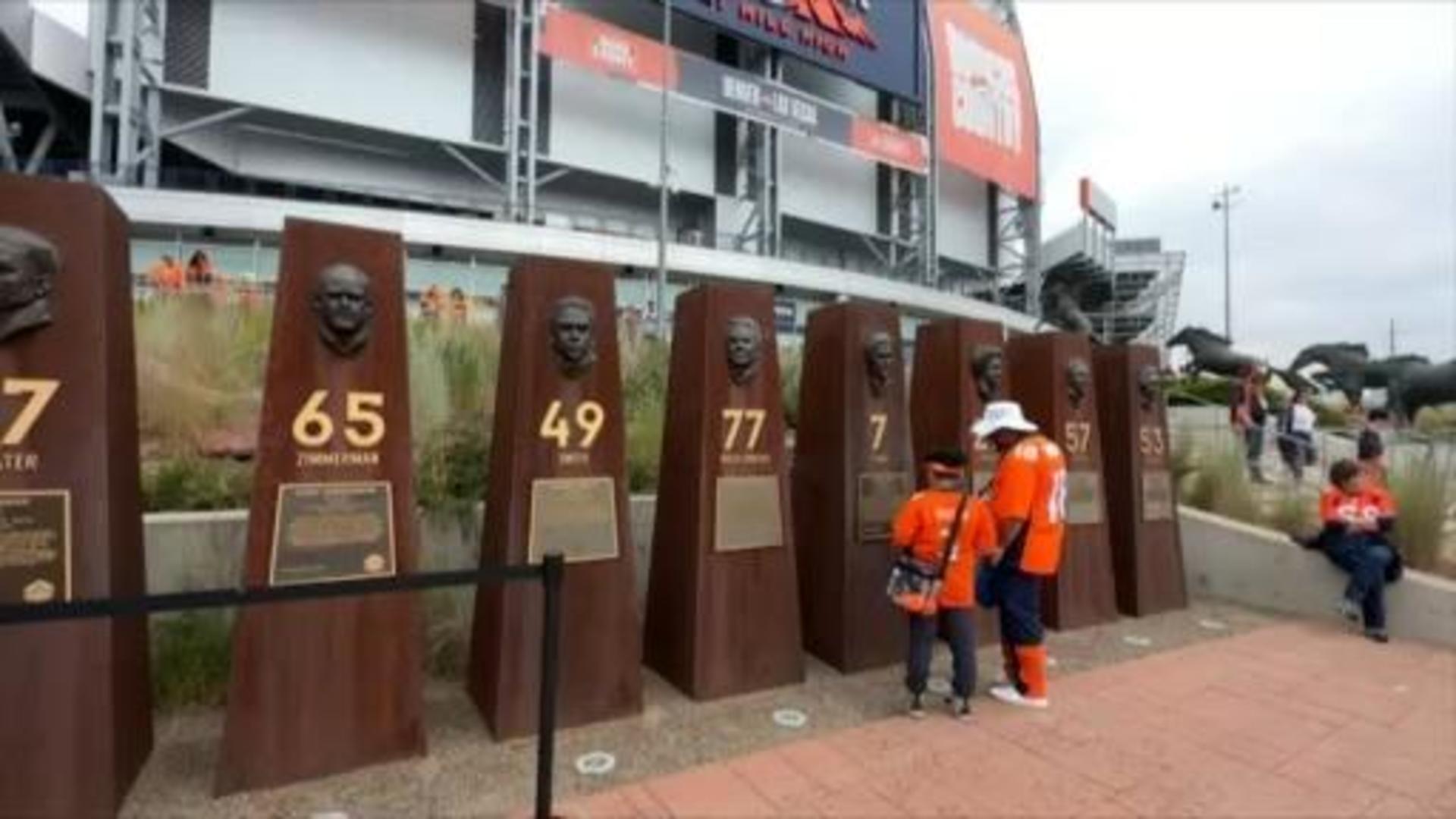 Sports apparel store near Empower Field at Mile High ready for new Broncos  season but curious about future - CBS Colorado