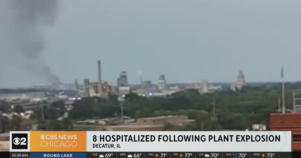 8 Hospitalized After Explosion At ADM Plant In Decatur - CBS Chicago