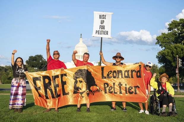 Free Leonard Peltier Mural Unveiling on the National Mall 