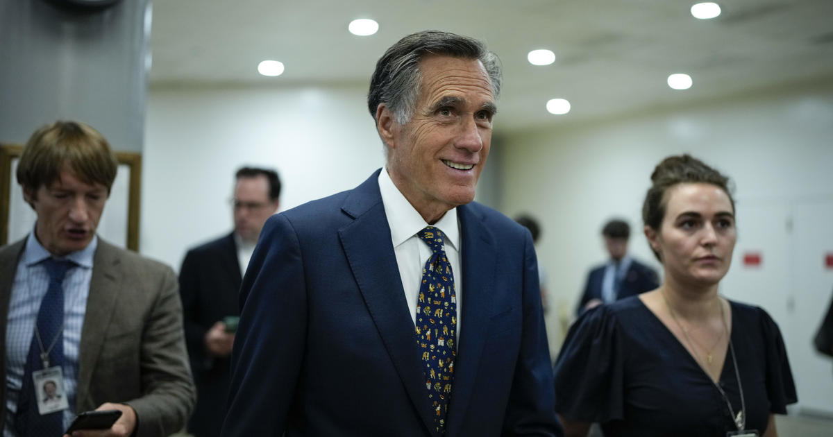 Вашингтон — Републиканският сенатор Мит Ромни от Юта обяви в сряда,