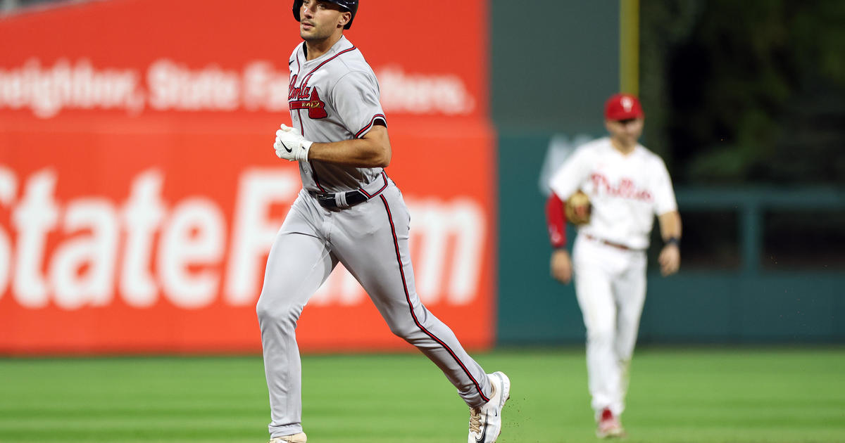 Matt Olson of the Atlanta Braves hits a RBI single in the first News  Photo - Getty Images