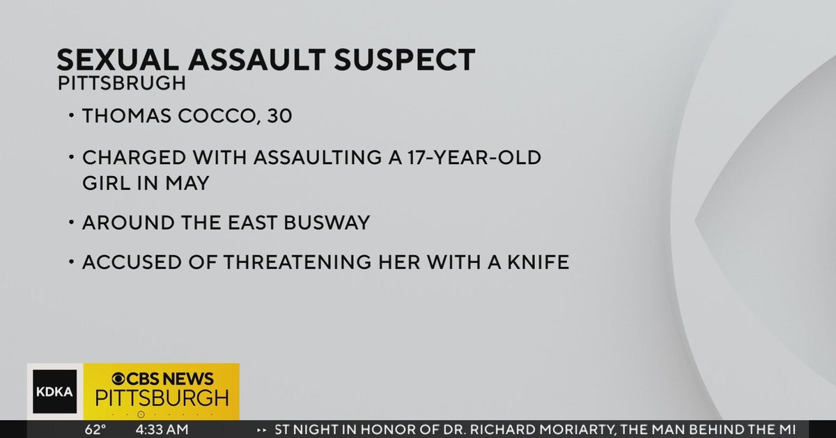Pittsburgh police search for sexual assault suspect - CBS Pittsburgh