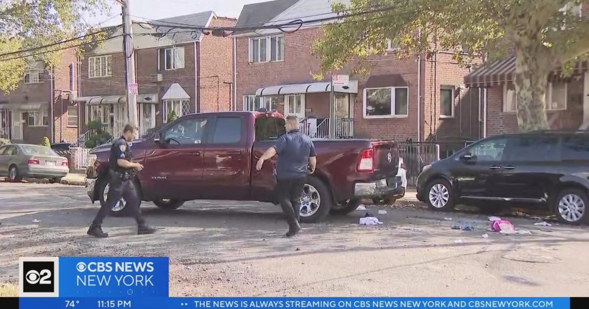 Grandmother, child struck by truck in Brooklyn - CBS New York