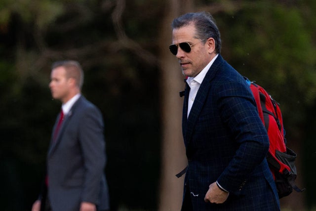 Hunter Biden arrives at Fort Lesley J. McNair in Washington, D.C., on Sunday, June 25, 2023.