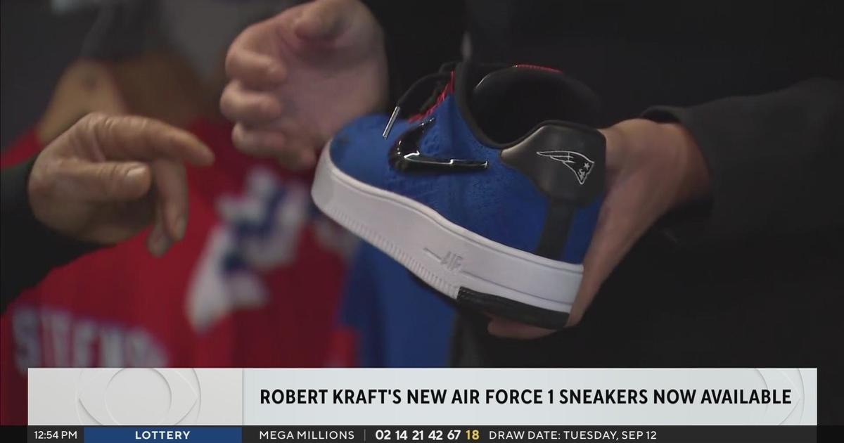 Patriots Owner Robert Kraft Debuts His New Sneakers - CBS Boston