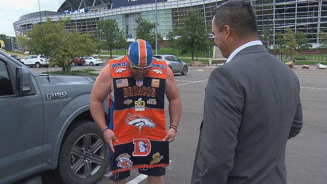 Barrel Man, the Broncos' No. 1 Superfan