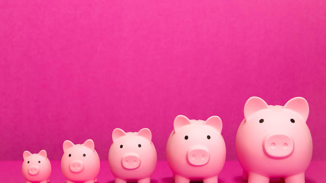 Growing piggy banks 