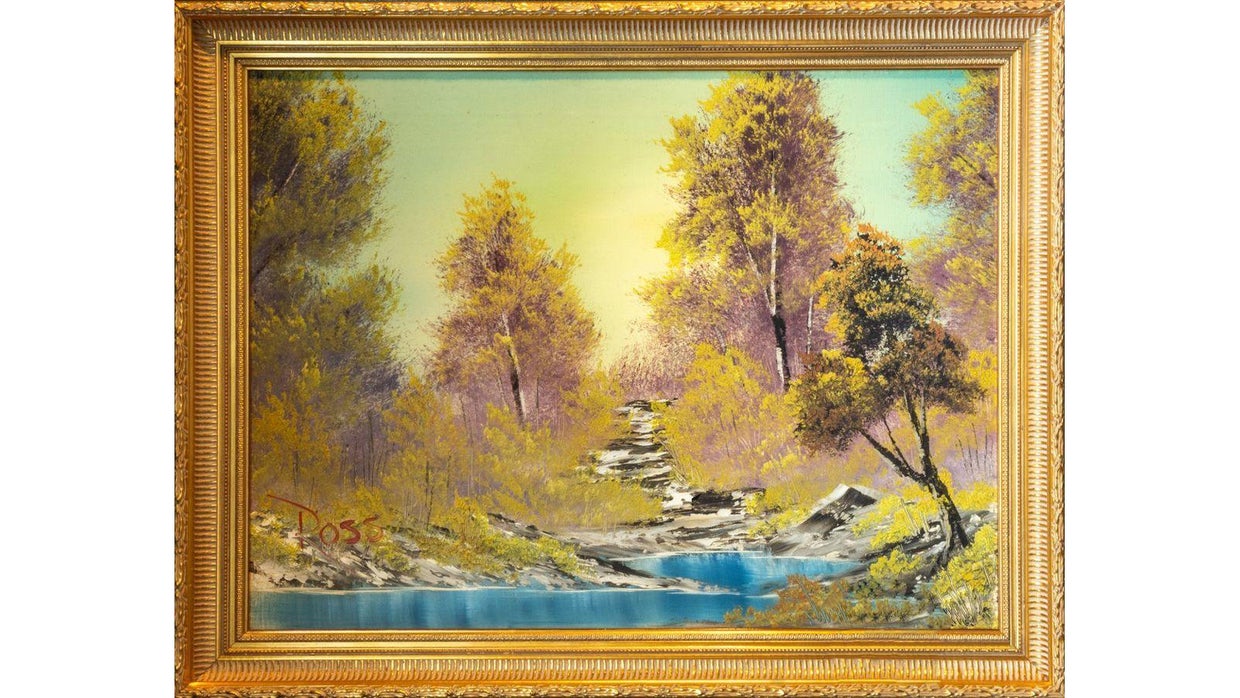 Bob Ross' first show painting 