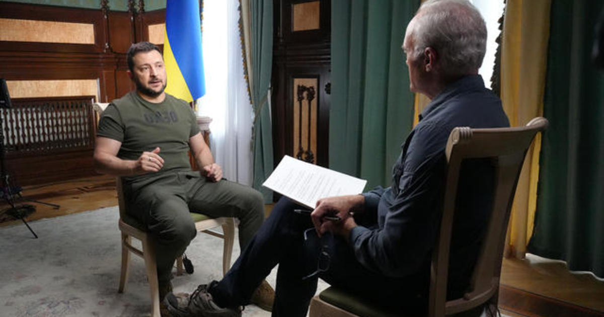 Volodymyr Zelenskyy's full 2023 60 Minutes interview in Ukrainian