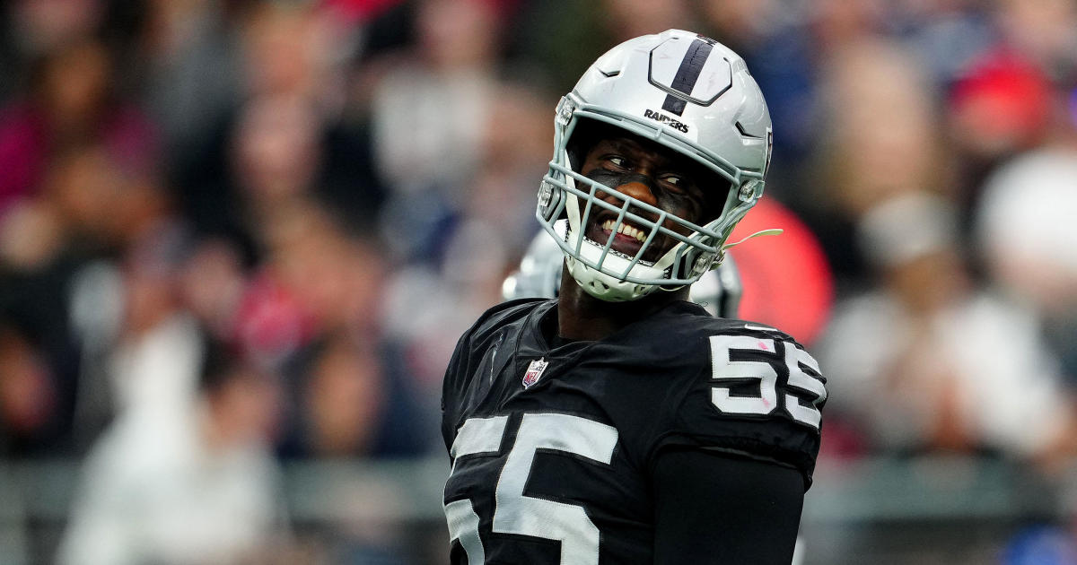 Chandler Jones placed on non-football illness list with 'personal issue,'  out indefinitely for Raiders - CBS Boston