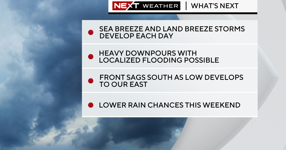 South Florida is in for a moist Wednesday South Florida is in for a moist Wednesday