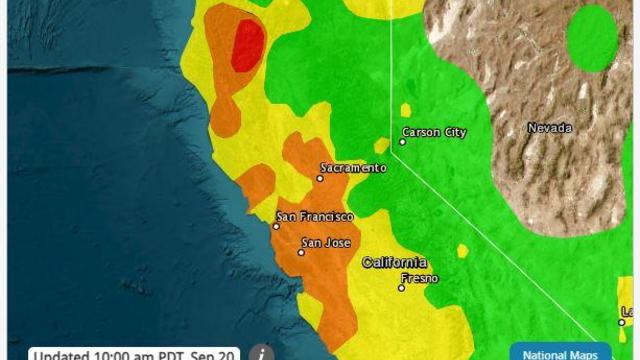air quality map in northern california today 