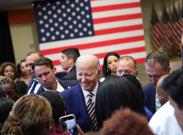 President Biden Delivers Economics Speech At Prince George's Community College In Maryland 