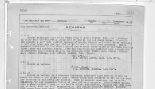 Data collected on one of the ships.