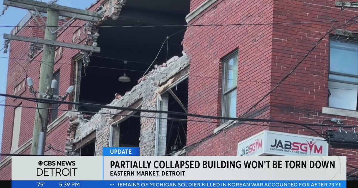 Eastern Market building owner working to stabilize it following partial ...