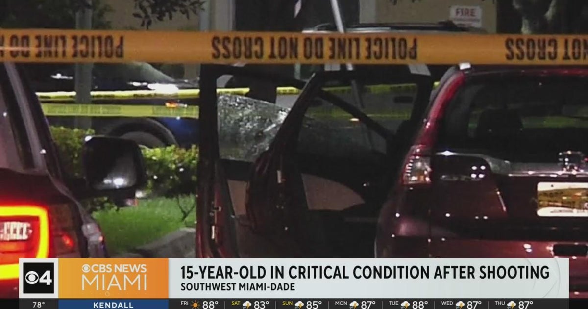 Teen critically wounded in southwest Miami-Dade shooting