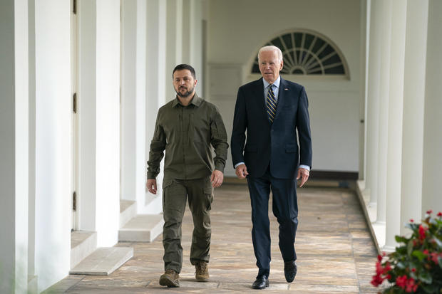 President Biden Welcomes Ukrainian President Zelensky To The White House 