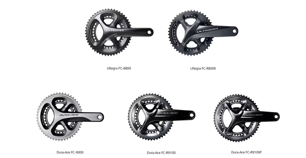 Affected Shimano crankset model