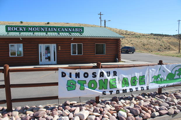Rocky Mountain Cannabis shop in Dinosaur, Colorado 