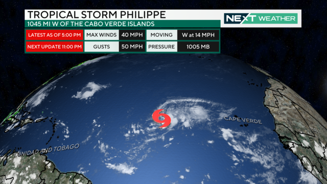 Tropical Storm Ophelia makes landfall and approaching Lehigh Valley; a  local event postponed