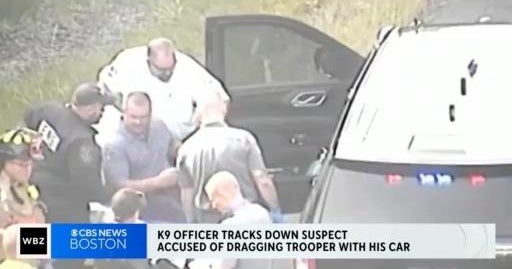 Suspect accused of dragging trooper with car in Holyoke arrested - CBS ...