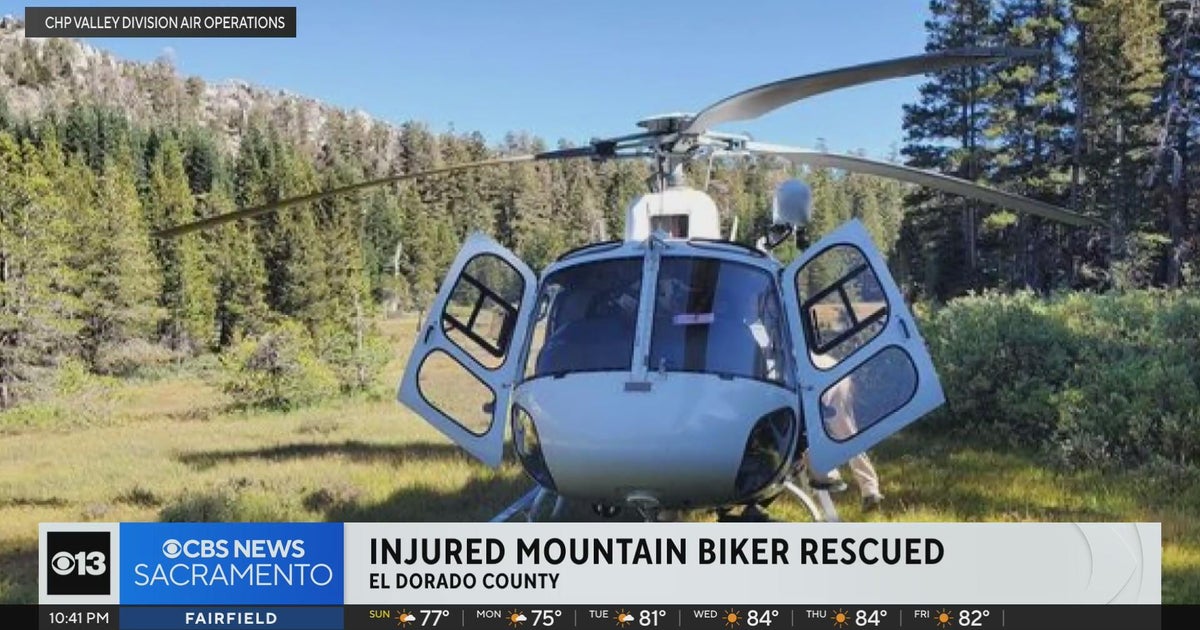 Mountain biker rescued near South Lake Tahoe