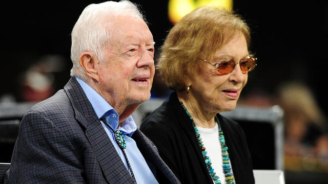 Former President Jimmy Carter and his wife Rosalynn 
