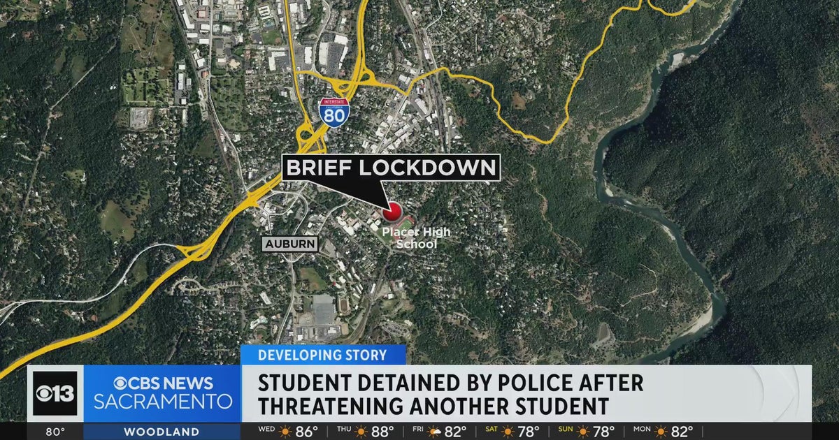 Student at different school allegedly threatened Placer High student - CBS Sacramento