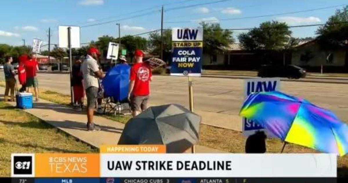 UAW strike deadline looms CBS Texas