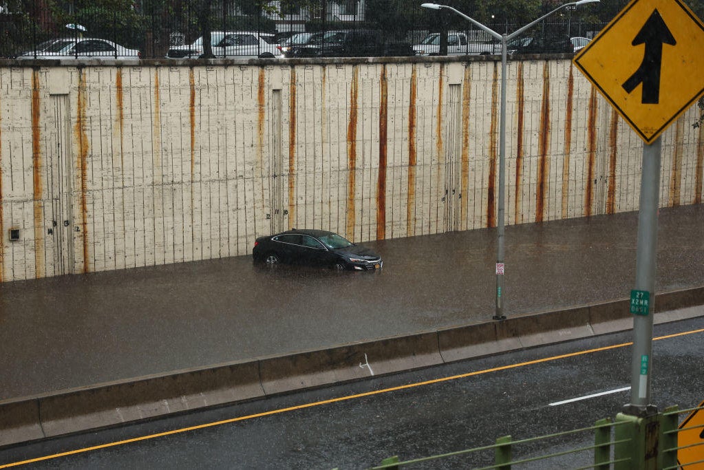 Flooding leaves parts of New York City underwater