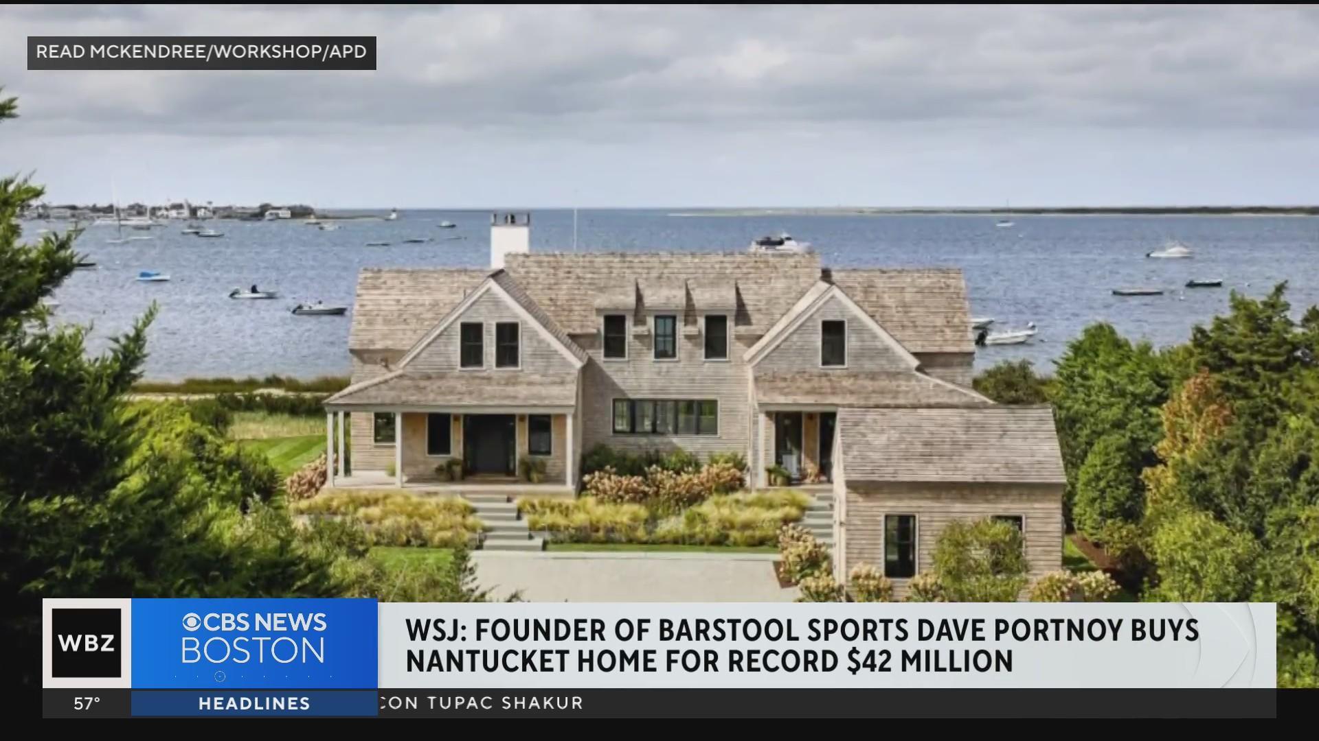 Dave Portnoy, founder of Barstool Sports, reportedly buys Nantucket home  for record $42 million