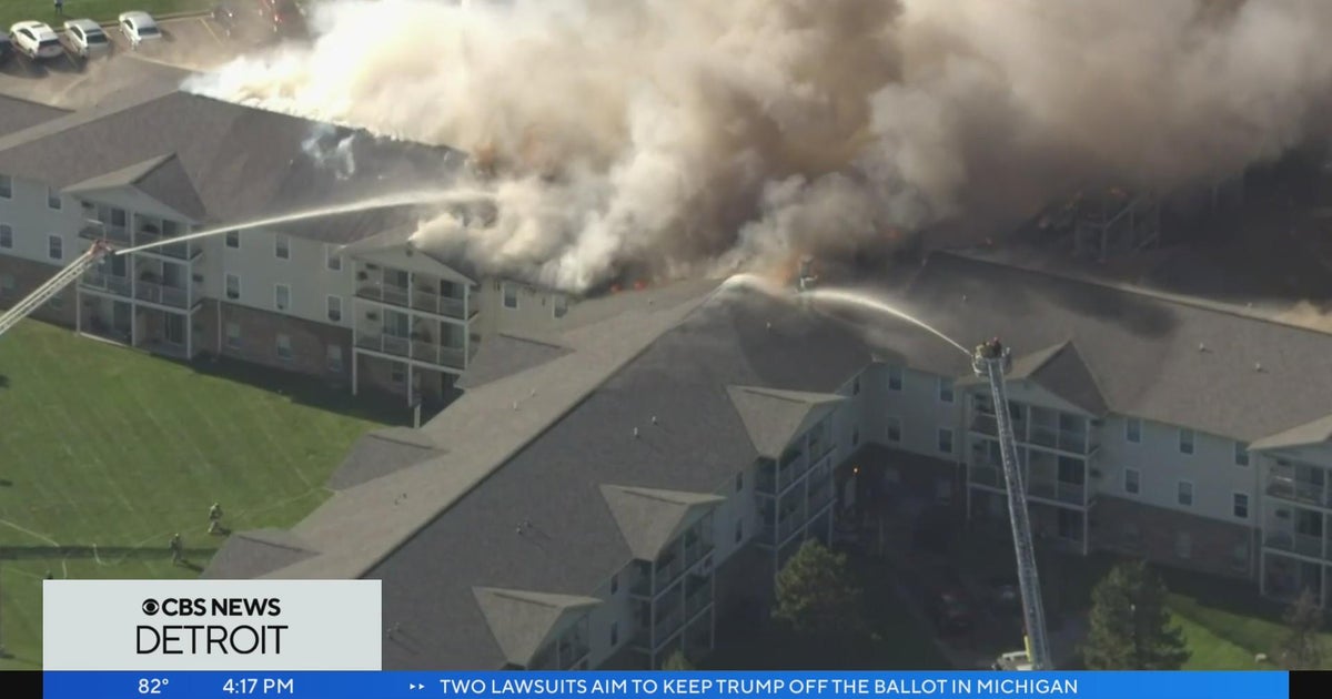 Authorities respond to fire at Southgate senior apartment complex - CBS ...