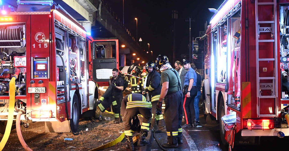 Apocalyptic bus crash near Venice kills at least 21 Italian authorities say CBS News Apocalyptic bus crash near Venice kills at least 21 Italian authorities say CBS News