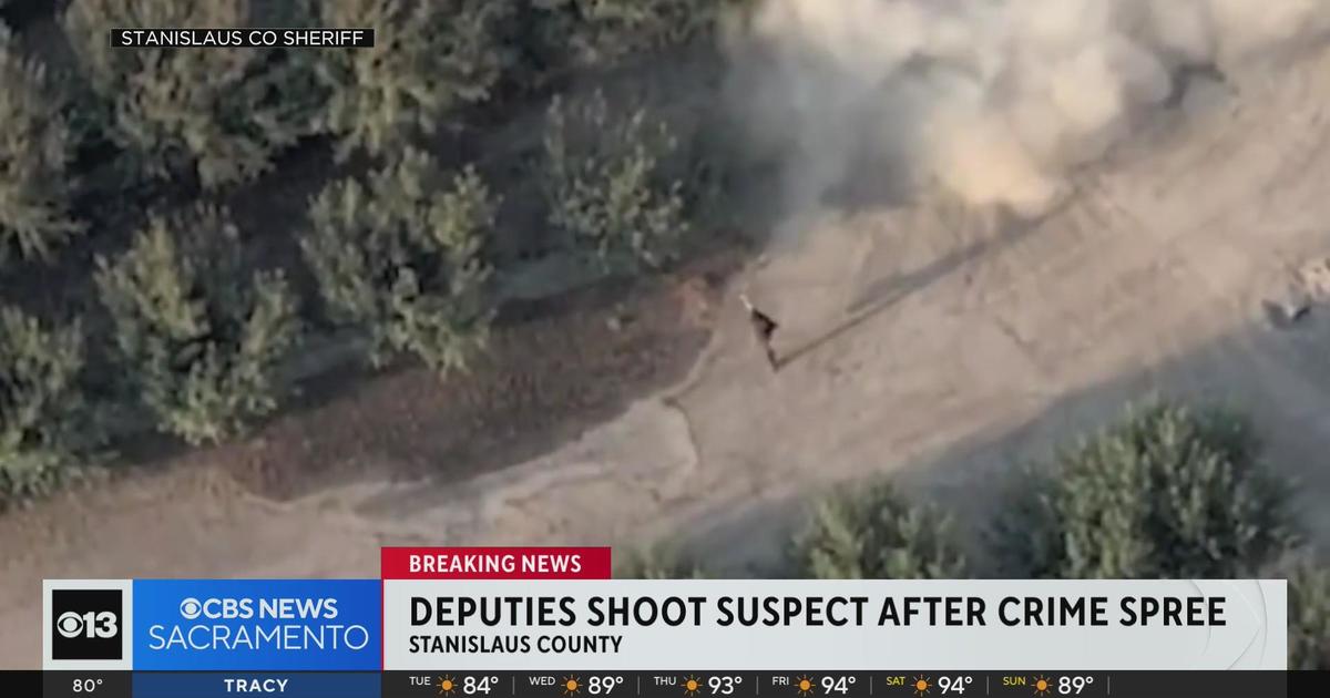 Video Released After Deputies Shooting Suspect Following Alleged Stanislaus County Crime Spree 