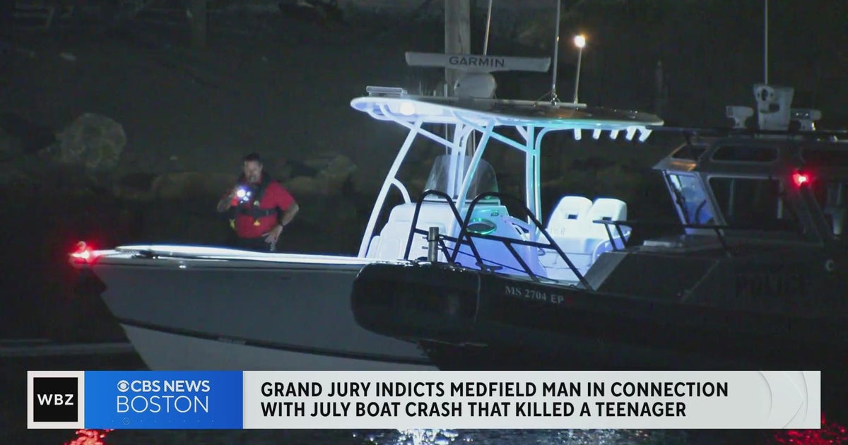 Medfield man indicted in Dennis boat crash that killed teen CBS Boston