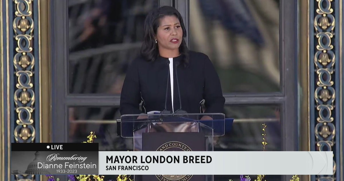 Sen. Dianne Feinstein Memorial: Mayor London Breed - CBS San Francisco