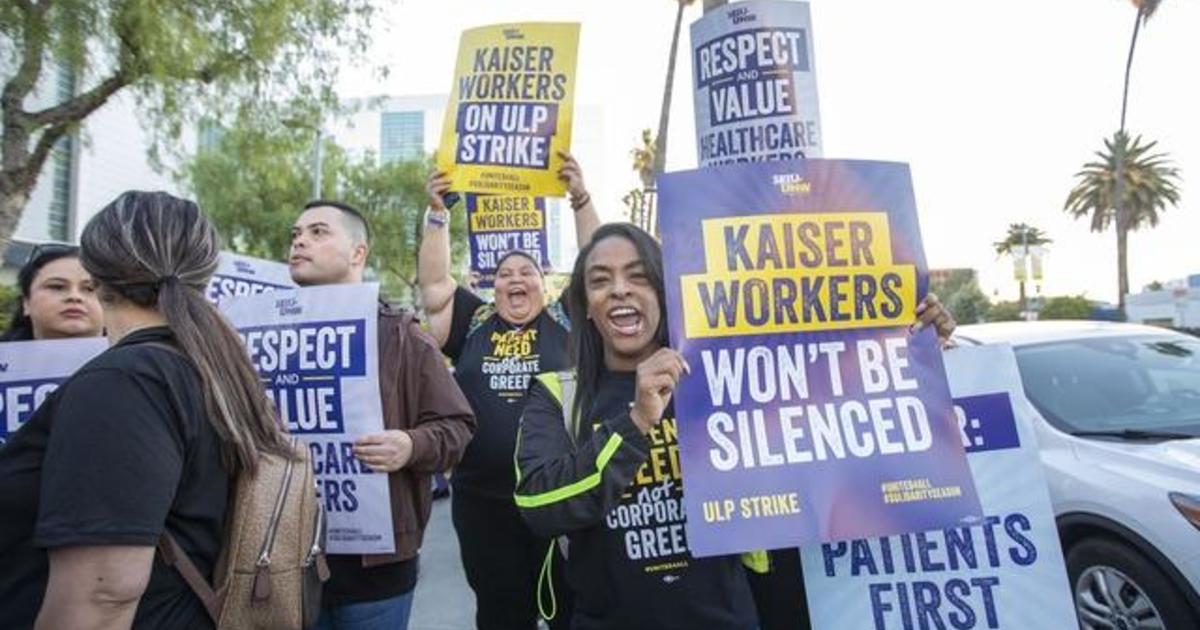 Kaiser Permanente strike enters 2nd day with negotiations at a