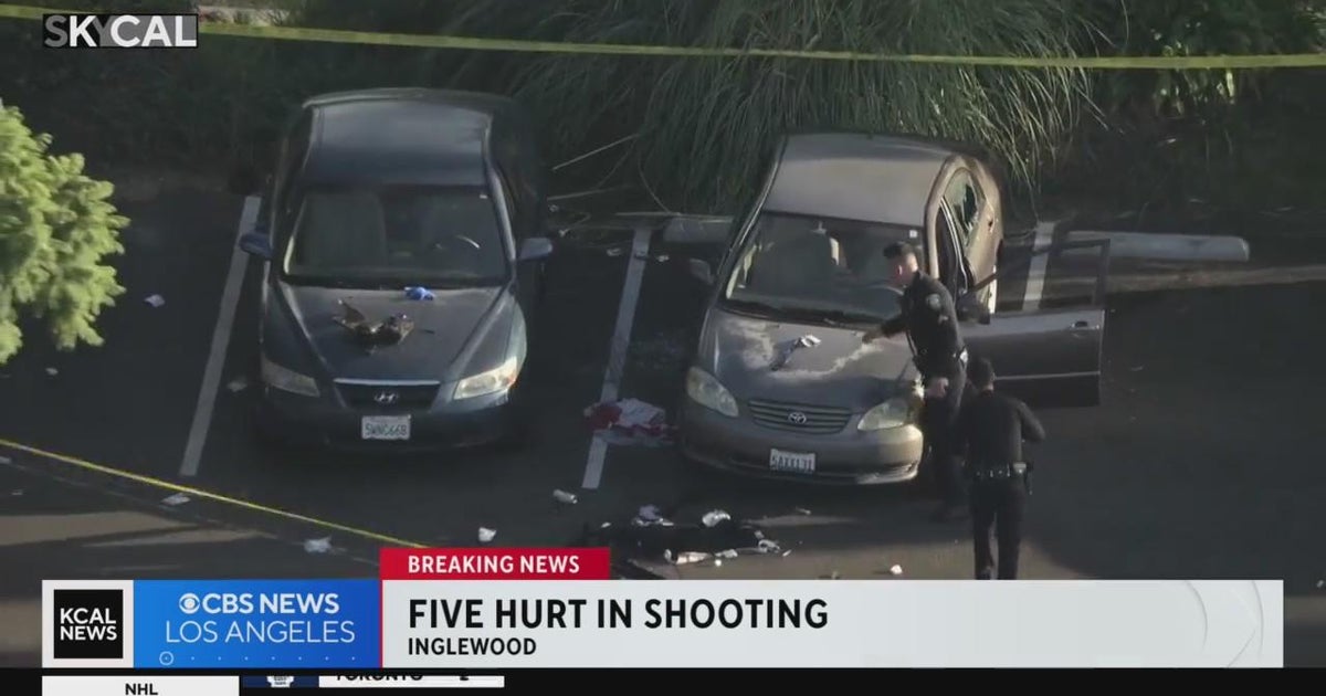 Shooting leaves five hospitalized in Inglewood - CBS Los Angeles