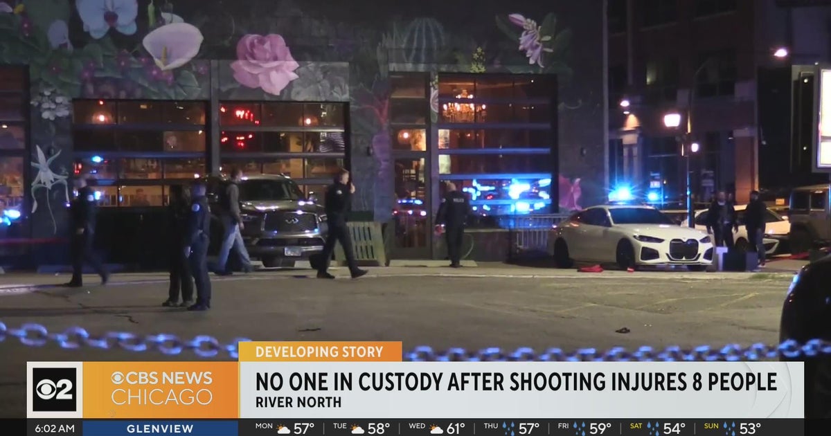 No one in custody after shooting injures 8 people in Chicago - CBS Chicago