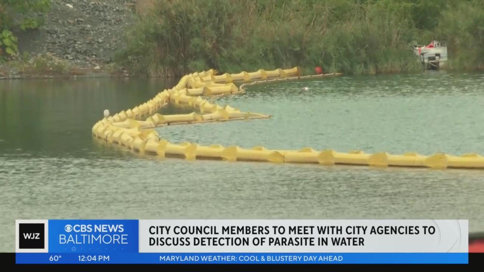 City council members to meet with city agencies to discuss detection of  parasite in water