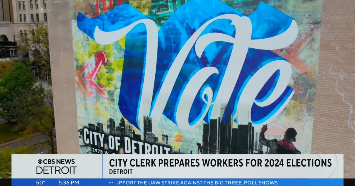Detroit city clerk prepares workers for 2024 elections - CBS Detroit